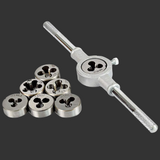 Metal thread cutting die set
