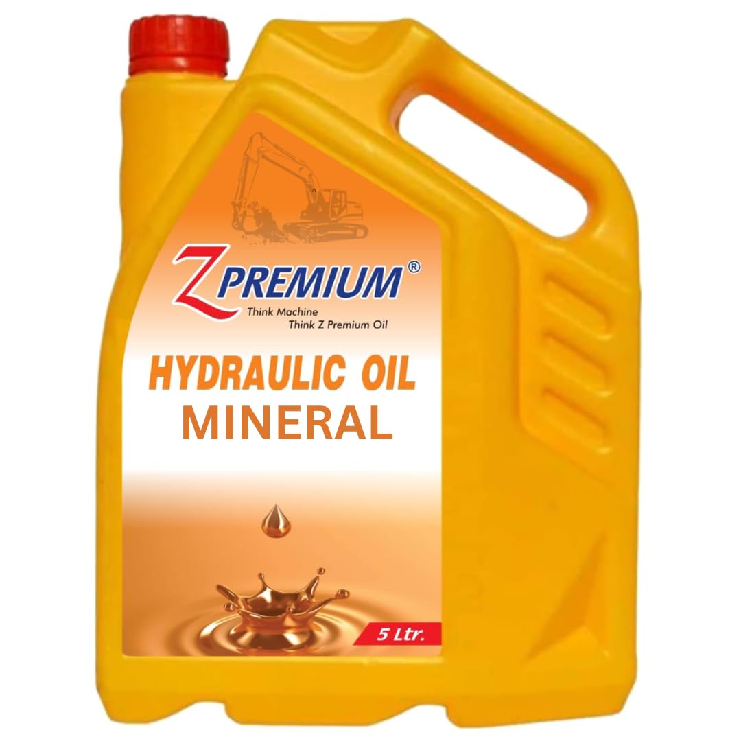 Yellow container of Z Premium Hydraulic Oil Mineral 