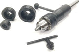 Lathe Tailstock Die Holder with drill chuck M12 × 1.75 Threaded Drill Chuck