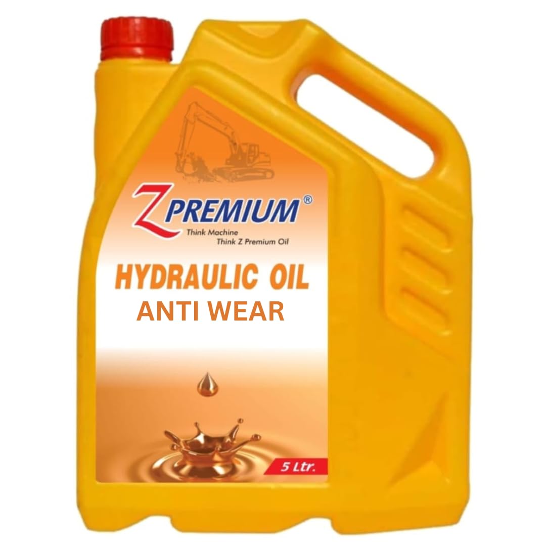 Yellow container of Z Premium hydraulic oil 