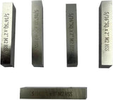 Five HSS tool bits