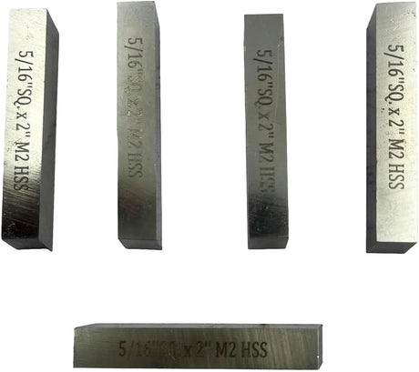Five HSS tool bits