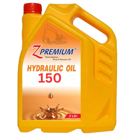 Yellow container of Z Premium Hydraulic Oil 150 