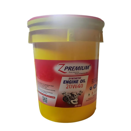 Yellow Z Premium synthetic engine oil container