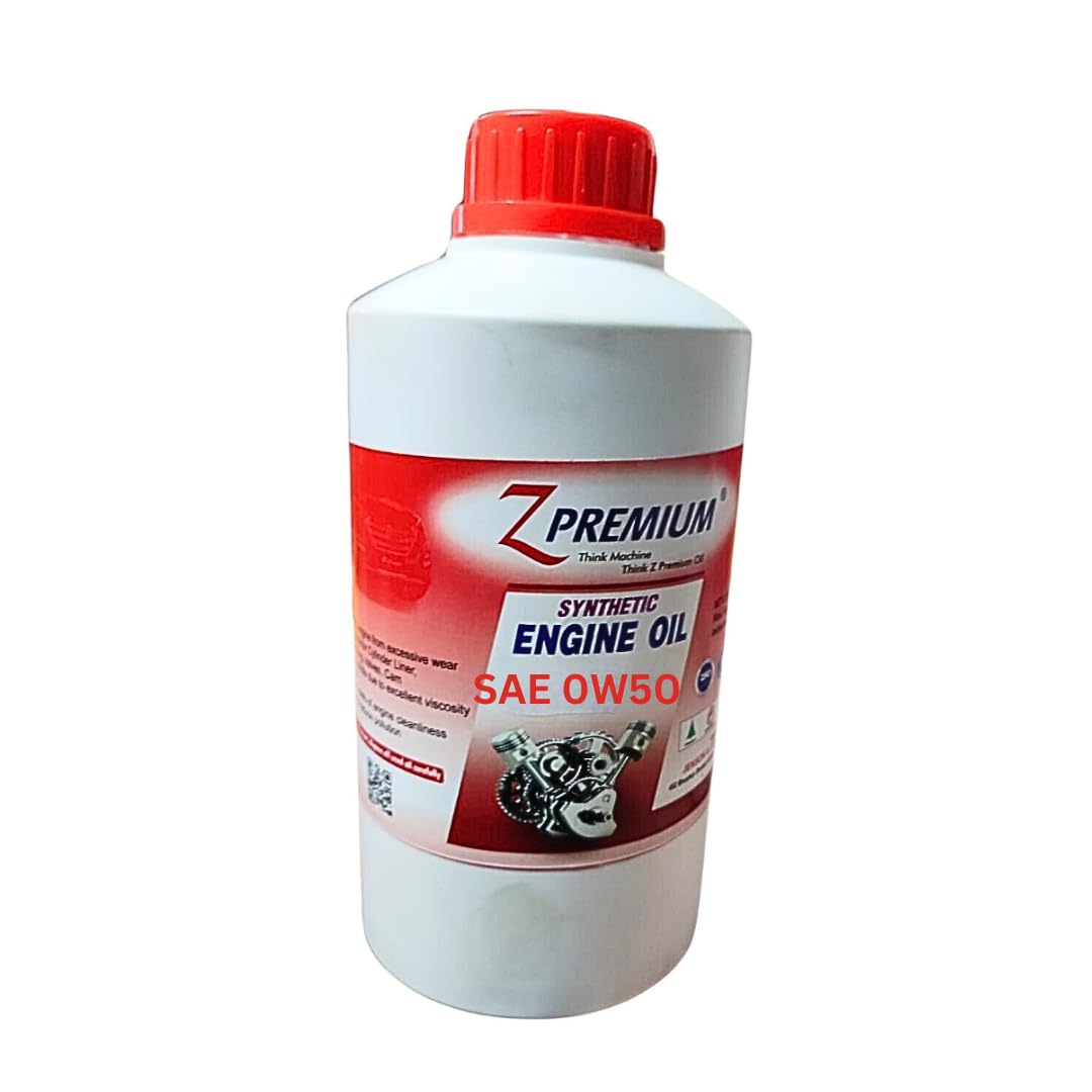 Z Premium synthetic engine oil bottle with red cap