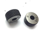 Set of 2 Pcs (1 Pairs) Straight Line Pattern knurls Hardened Knurls