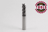 Carbide spiral fluted end mill bit