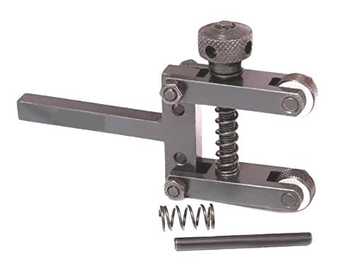 Knurling tool with detached spring