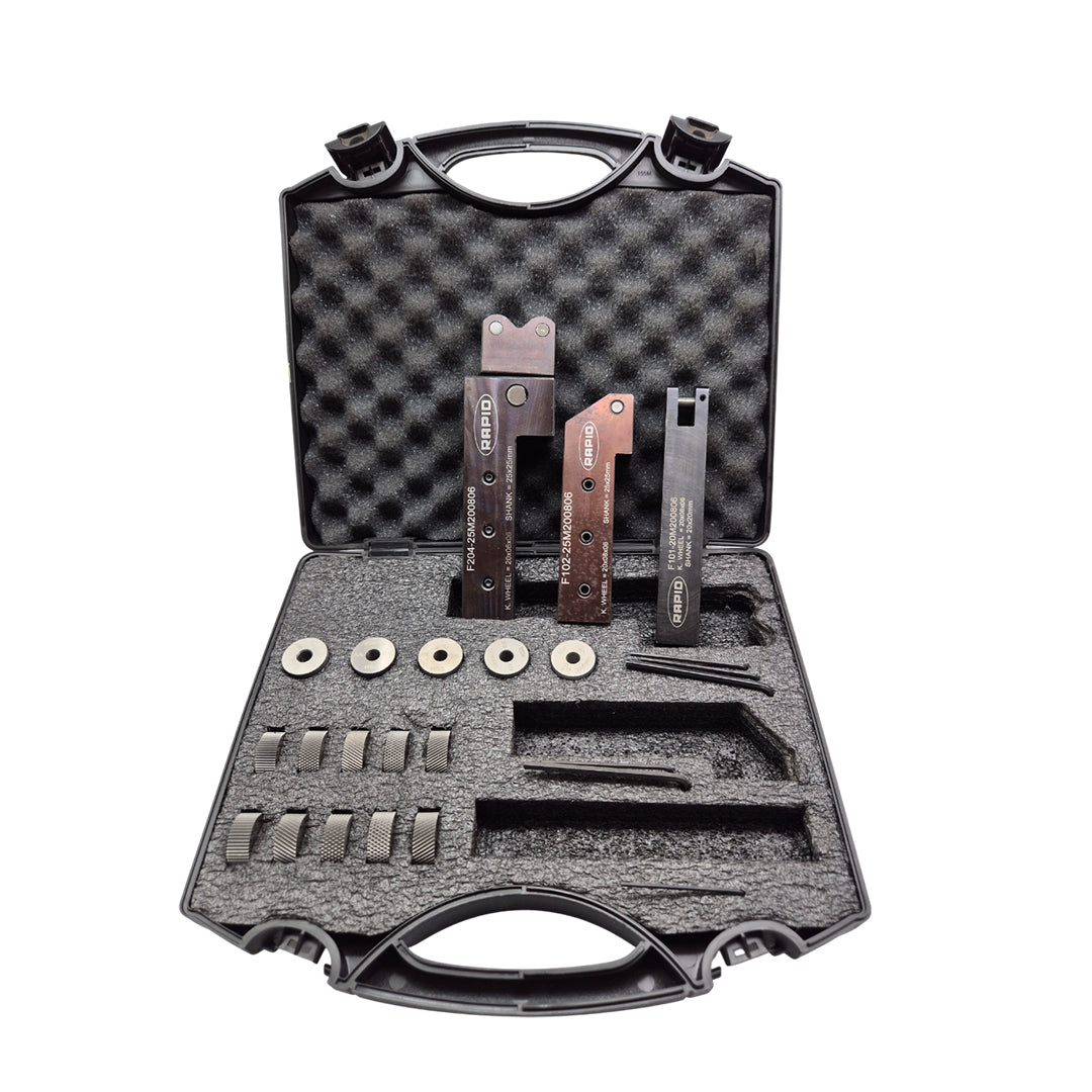 Knurling tool set 0f 18 pcs for cnc lathe and cnc machine