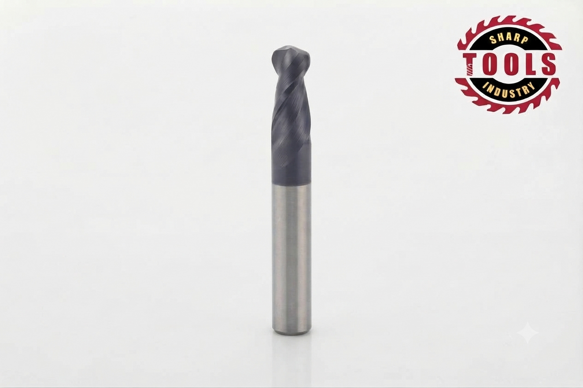 60 HRC carbide ball nose end mill