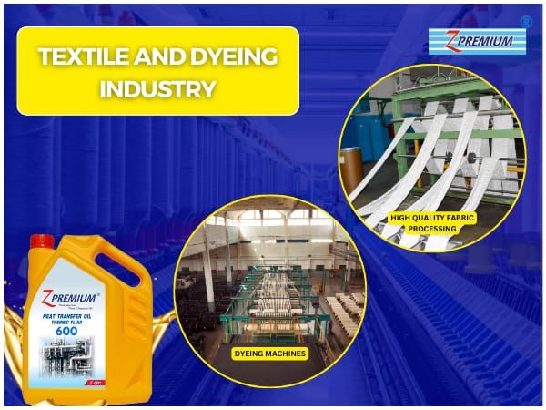 Advertisement for Z Premium oil in the textile industry