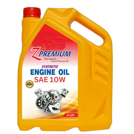 Yellow Z Premium synthetic engine oil container