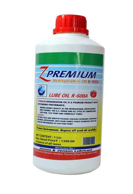 Z Premium refrigeration oil bottle