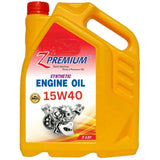 Yellow Z Premium synthetic engine oil container