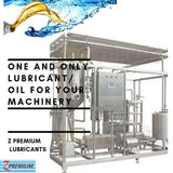 Z Premium Lubricants with machinery and oil being poured
