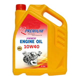 Yellow Z Premium synthetic engine oil container 