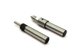Pair of spring-loaded tap guide tools knurled and smooth body pair