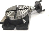 4"/ 100 mm Regular Rotary Milling Indexing Table With Small Chucks and back Plate