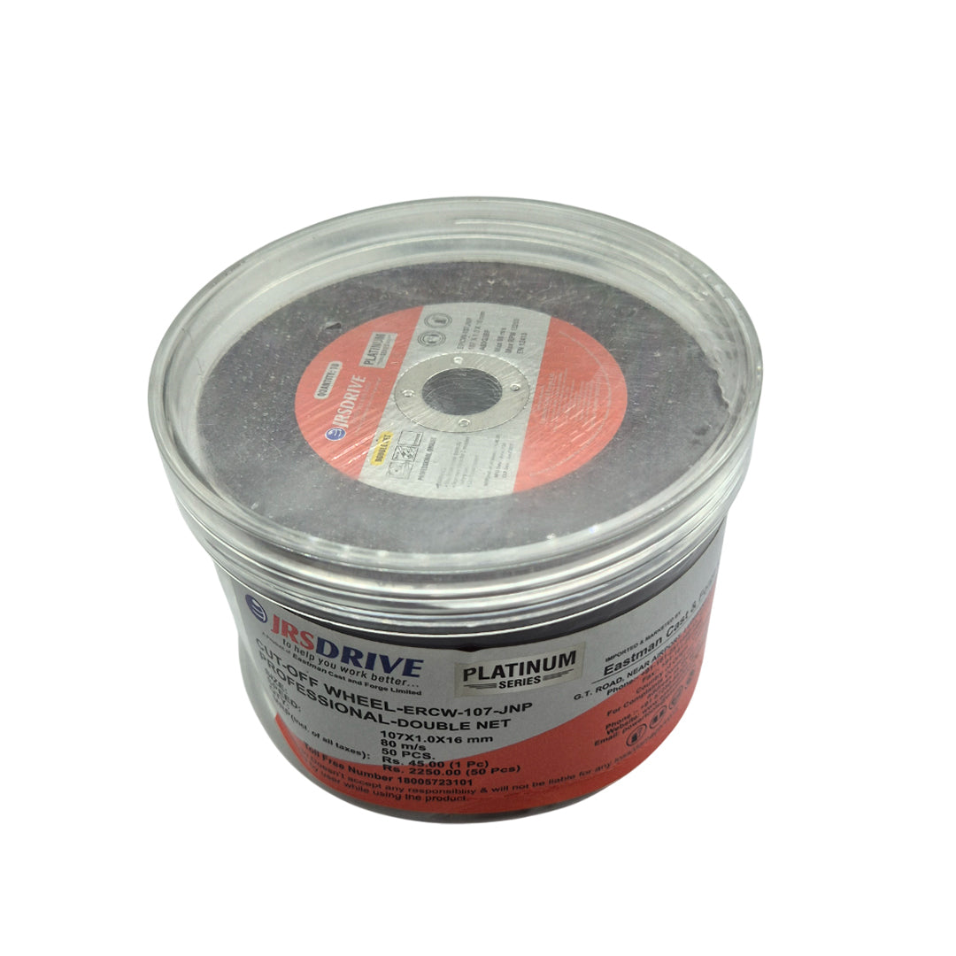Cutting Wheel 107mm Red (1.2x16mm) - Metal Cutter.