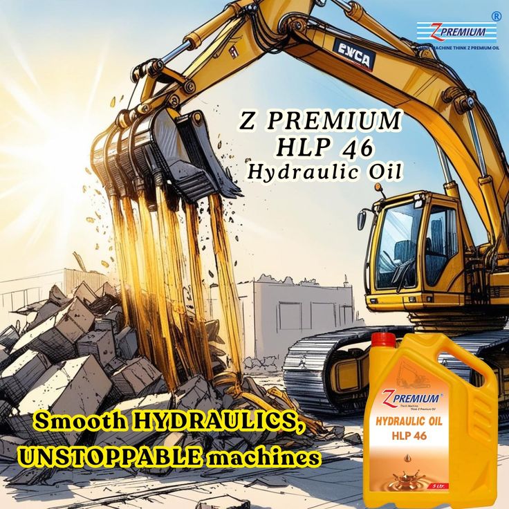 Z Premium hydraulic oil advertisement