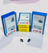 Carbide indexable lathe threading inserts