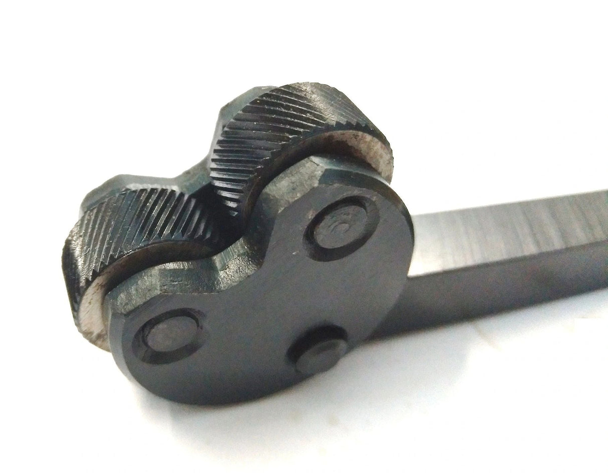 Diamond Knurling Tool Pivot Head Medium Diamond Metric Pitches, 1/2" Sq. Shank