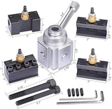 Lathe tool post with dimensions