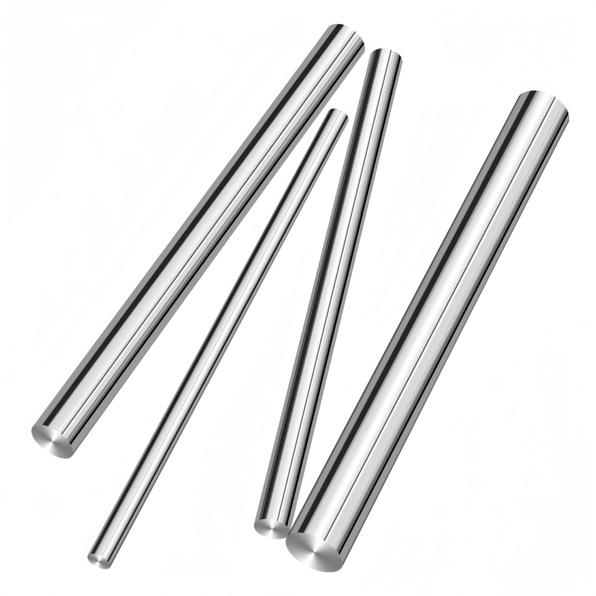 Set of metal rods