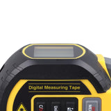 Buyohlic 3-in-1 Laser Tape Measure 196 Ft Rechargeable Laser Measurement Tool & 16Ft Measuring Tape Movable Magnetic Hook Pythagorean Mode, Measure Distance, Area and Volume