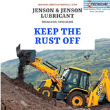 Backhoe loader working on a construction site