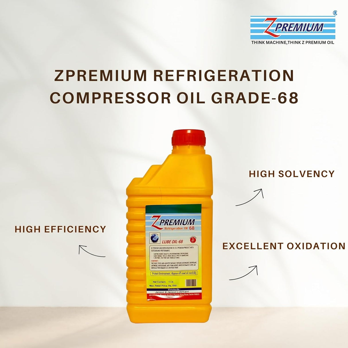 Refrigeration Compressor Lube Oil 68, 20L