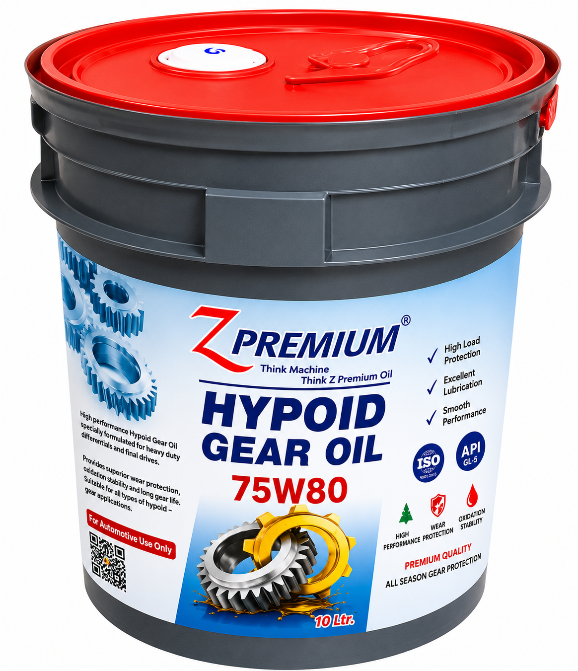 Z PREMIUM Hypoid Gear Oil 75W80 API GL4/GL5