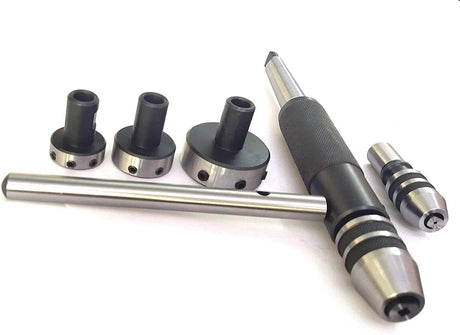 Lathe machining setup using Metalworking tools die holder set
