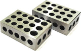 Two steel 1-2-3 blocks