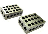 Two steel 1-2-3 blocks
