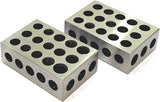 Two steel 1-2-3 blocks