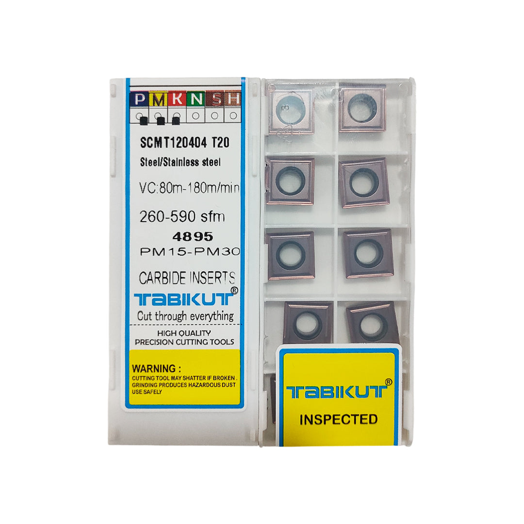 TABIKUT SCMT120404 T20 Carbide Inserts