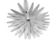 Metal feeler gauge measurement tool