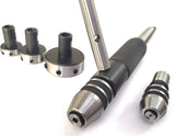 Side view showing tailstock Metalworking tools components