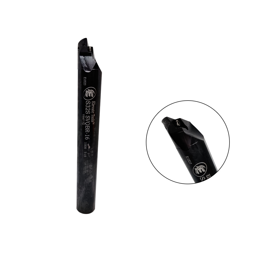 Right-handed internal boring bar
