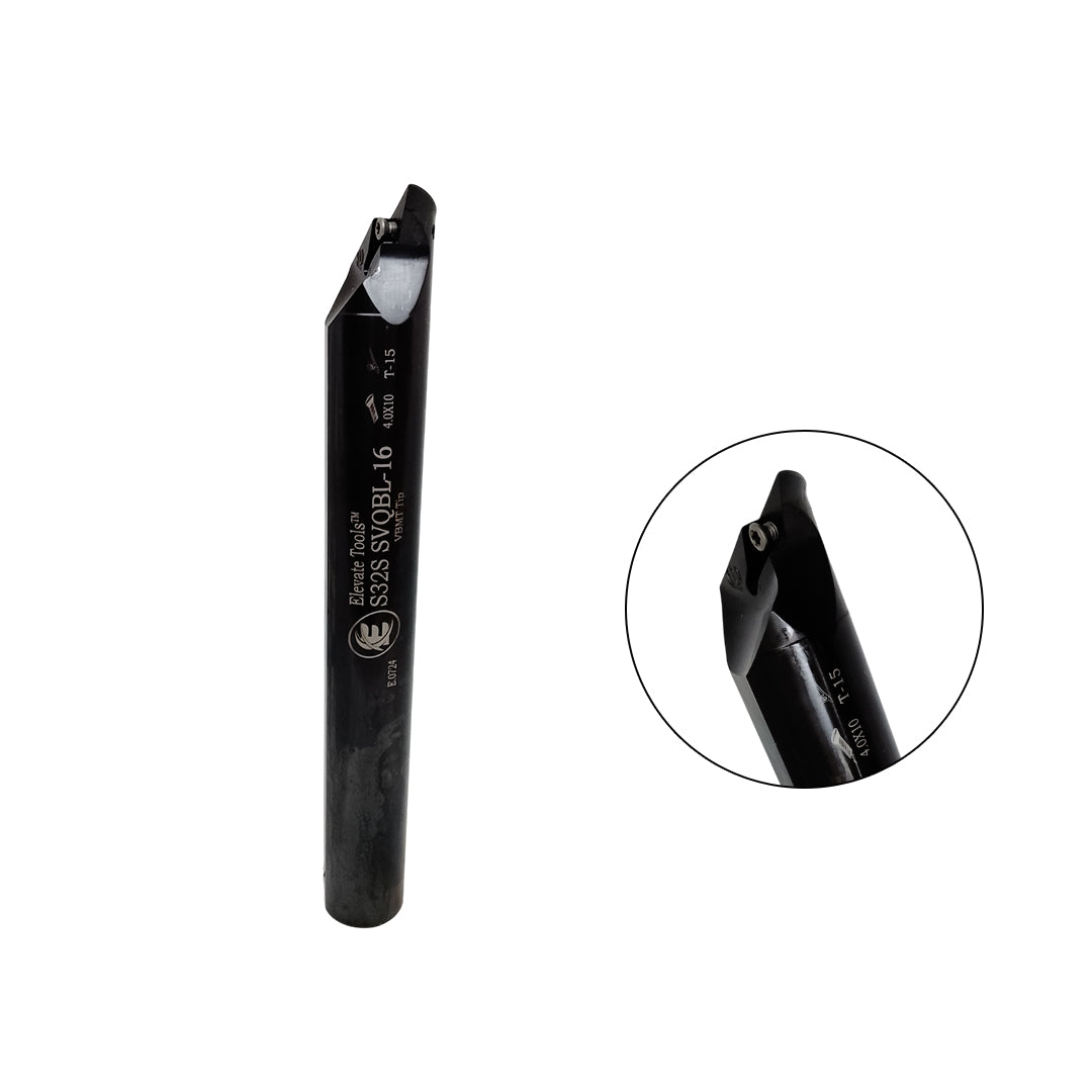Right-handed internal boring bar