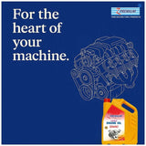 Z Premium engine oil advertisement with engine illustration