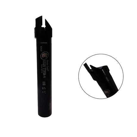 Black metal grooving tool holder