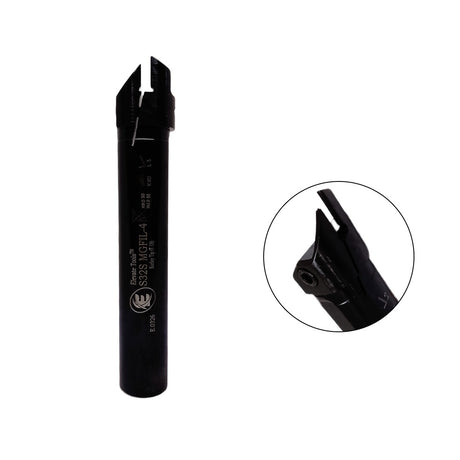 Black metal industrial tool holder