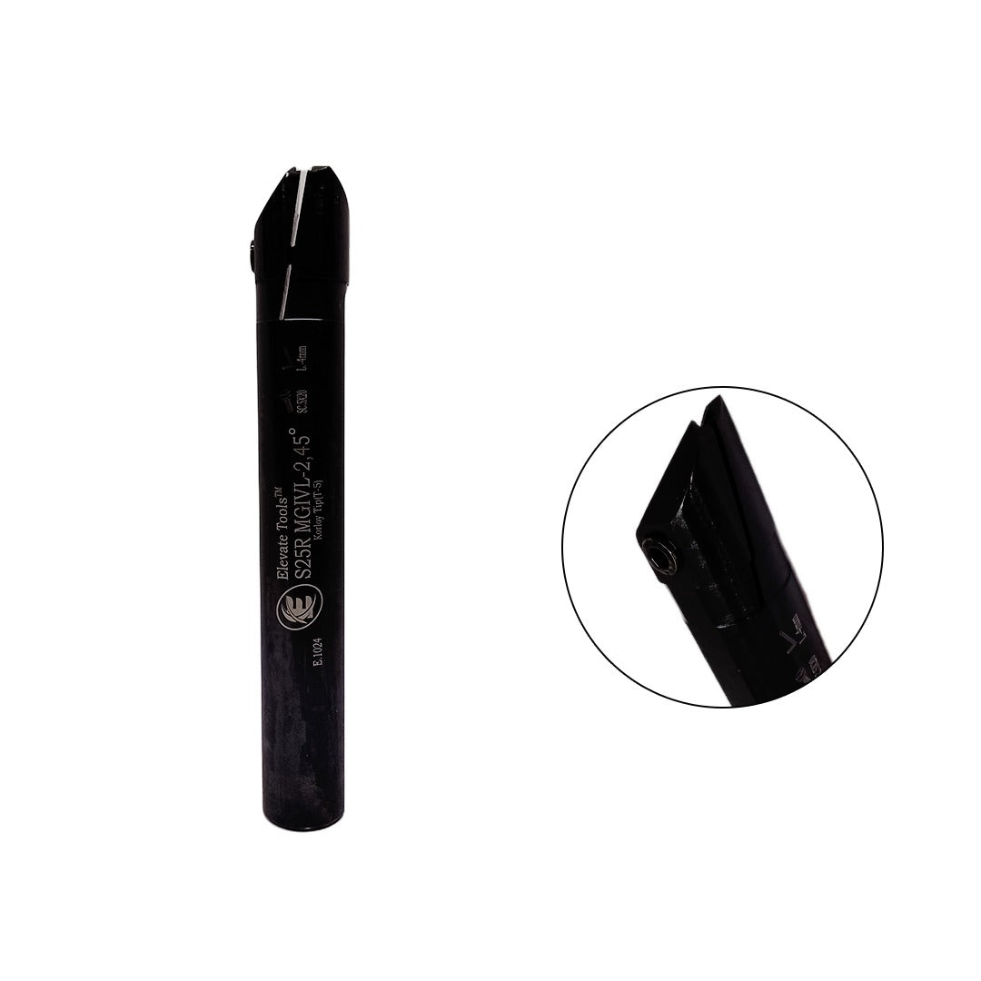 Black metal indexable turning tool