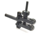 Black metal knurling tool device