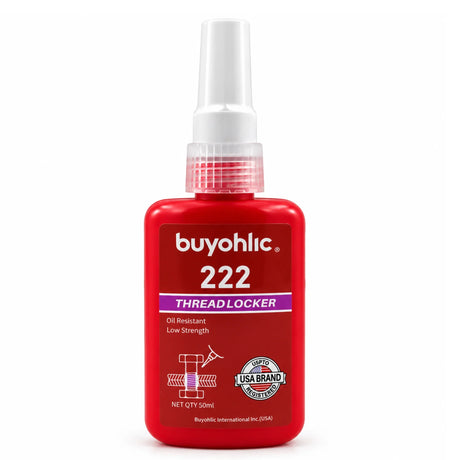 Buyohlic Thread Locker 222 Low Strength Bottle