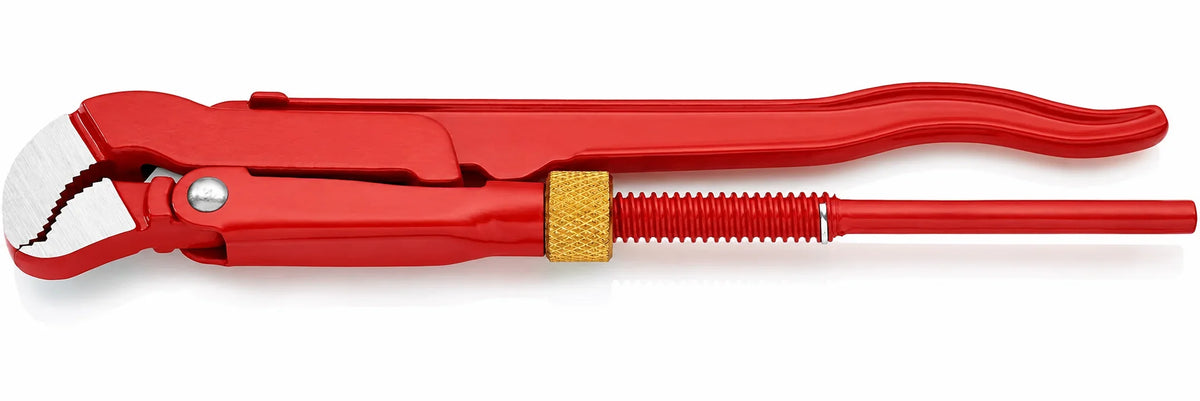 Red Swedish pattern pipe wrench