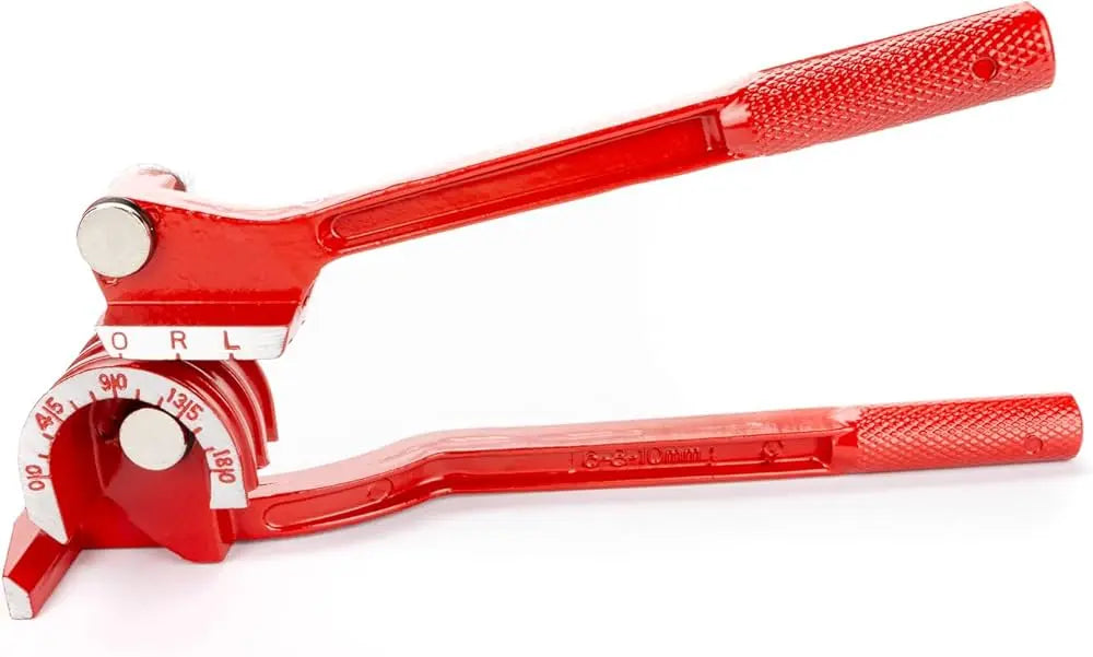 Manual pipe and tube bender tool