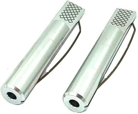 Two metal pins